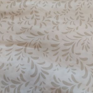 Lenjoy microfiber grey print king flat sheet Coastal Granny